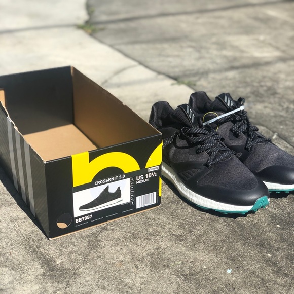 adidas Other - Adidas Golf Crossknit 3.0 Spikeless BOOST! Sz 10.5